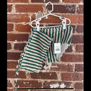 NWT Fin and Vince Watermelon Stripe Bikini